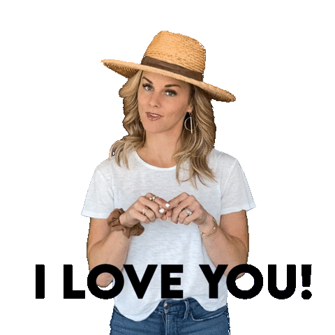 I Love You Heart Sticker by Digitally SB + G