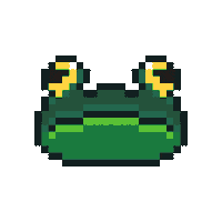 Pixel Rain Sticker