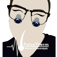 PulseThermElectrolysis glasses hair removal electrolysis loupes Sticker