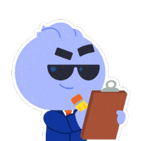 Agent Write That Down Sticker by Kwantel