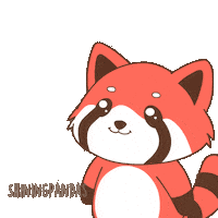 Red Panda Yes Sticker