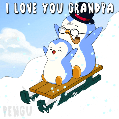Penguin Grandpa GIF by Pudgy Penguins