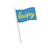 Loop Flag Sticker by Lupinta