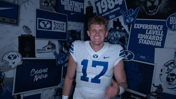 Byu Football Jacob Conover GIF by BYU Cougars