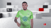 Sweating Vfl Wolfsburg GIF by Bundesliga