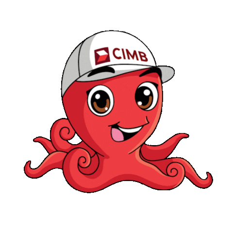 Wink Love Sticker by CIMB Bank