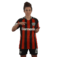 Pointing Click Sticker by Bayer 04 Leverkusen