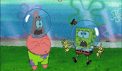 Scared Patrick Star GIF by SpongeBob SquarePants