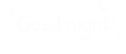 Good Night Sticker