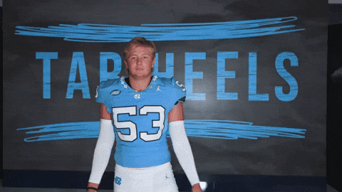 University Of North Carolina Football GIF by UNC Tar Heels