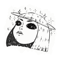 Girl Illustration Sticker