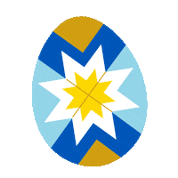 Star Easter Sticker by Erstwilder