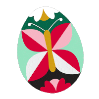 Art Easter Sticker by Erstwilder