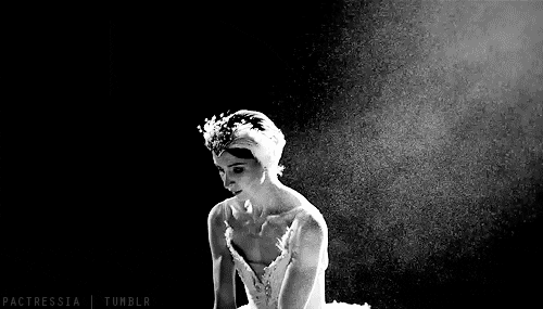 black and white ballet GIF