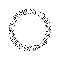 Beauty Glowing Sticker by Glacial Skin