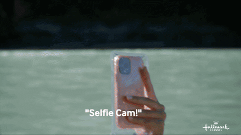 Cindy Busby Selfie GIF by Hallmark Channel