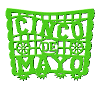 Cinco De Mayo Paper Sticker by Chris Timmons
