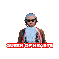 Queen Of Hearts Sticker