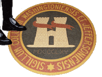 Graduation Cross Sticker by Washington & Jefferson College