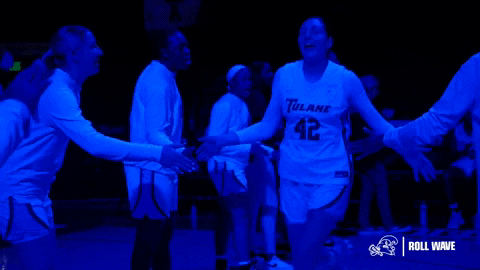 High Five New Orleans GIF by GreenWave