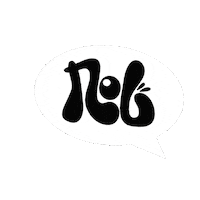 Nolart wobble nol nolart logowhite Sticker