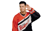 Pump Up Mic Drop Sticker by Buffalo Bandits