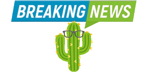 Cactus Talking Sticker by ÔPYM