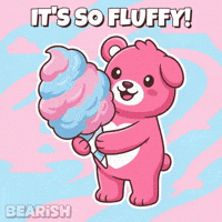 Happy Cotton Candy GIF by BEARISH
