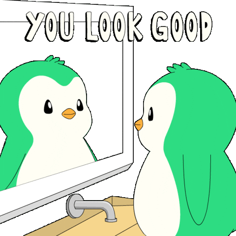 Looking You Look Good Sticker by Abster