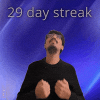 30 Day Streak GIF