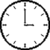Time Clock Sticker