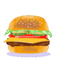 Hungry Burger Sticker
