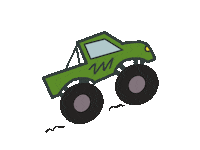 Monster Truck Sticker