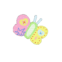 Butterfly Thread Sticker