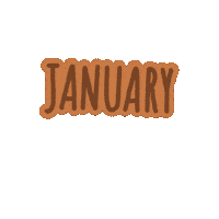 Month January Sticker