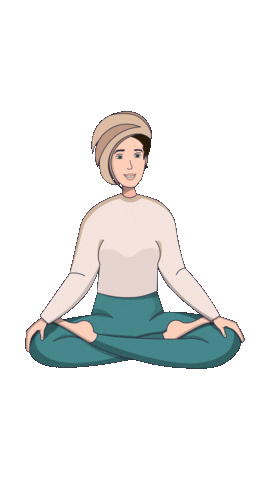 Movka enjoy freedom lifestyle meditation Sticker