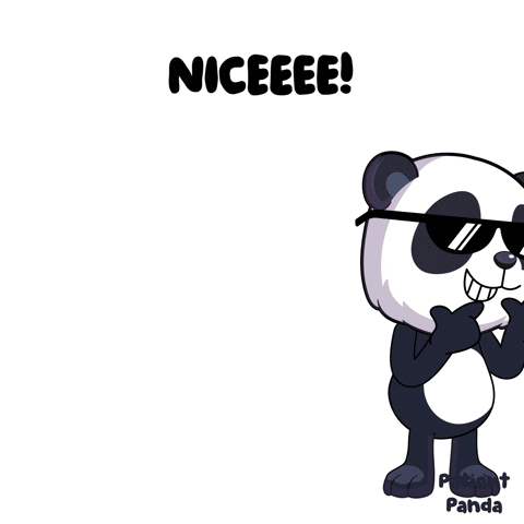 Panda Thumbs Up GIF by VeeFriends