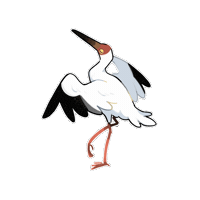 Crane Sticker