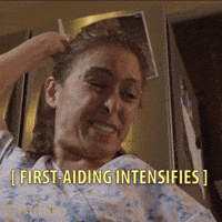 Intensifies First Aid GIF by zoefannet