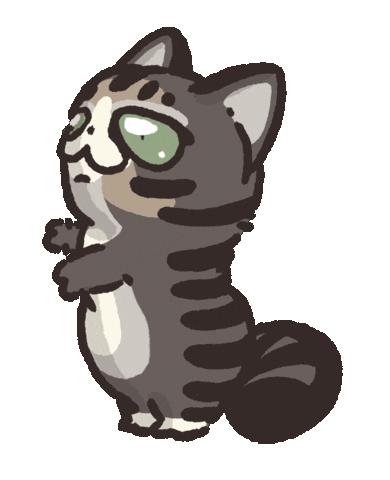 Cat Hello Sticker