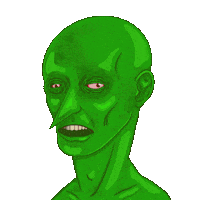 Science Fiction Makeup Sticker by Zachary Sweet