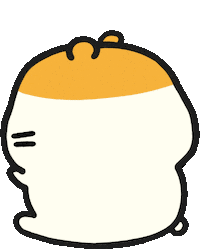 Hamster Eating Sticker