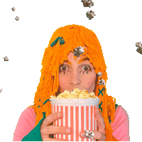 Candy Corn Eating Sticker by Rádio Miúdos