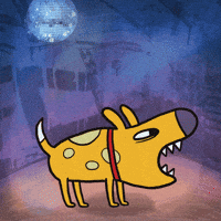 Party Animal Dancing Dog GIF
