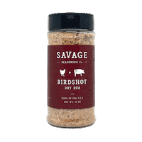 SavageSeasoningCo bbq savage dryrub birdshot Sticker