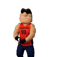 March Madness Rudy Sticker by University of Dayton