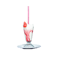 Food Pink Sticker