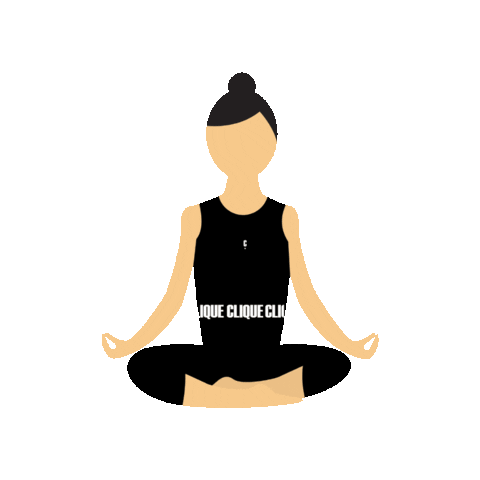 Yoga Babe Sticker by Clique Fitness