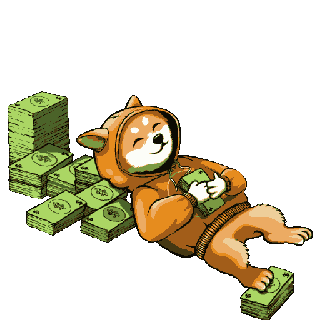Wealth Passive Income Sticker by $DOG