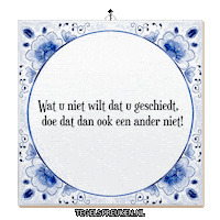 Respect Delen Sticker by Tegelspreuken.nl